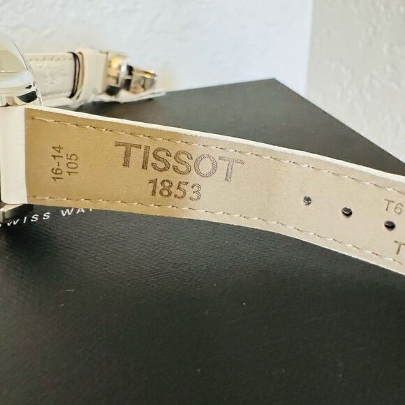 Tissot Women's Dressport Diamond Synthetic Leather Watch 35mm T050.217.67.117.00 - Picture 10 of 16